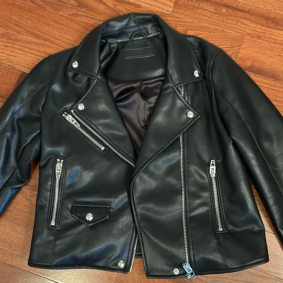 Blank NYC Vegan Leather Biker Jacket - Picture 1 of 6
